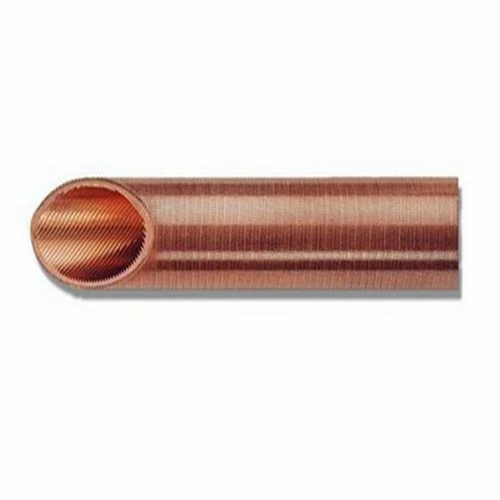 Tubos de cobre de alta eficiência para transferência de calor Tubos com aletas de cobre Tubos laminados com aletas altas para transferência de calor Tubos para dissipação de calor