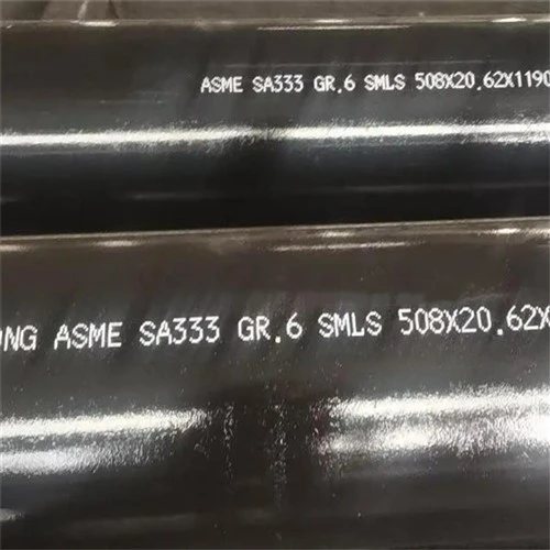 Tubo de aço carbono A333 de baixa temperatura